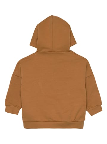 Lässig Hoodie "Little Gang Fun" in Hellbraun
