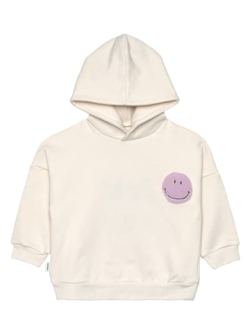 Lässig Hoodie "Little Gang Smile" in Creme