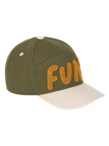 Lässig Cap "Fun" in Khaki/ Creme
