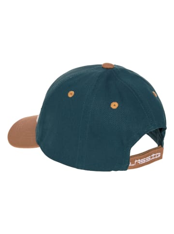 Lässig Cap "Run" in Dunkelblau/ Hellbraun