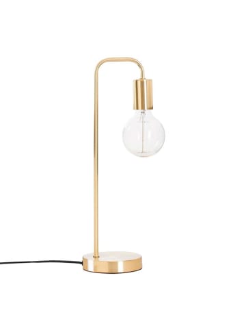 WellHome Lampa stołowa w kolorze złotym - wys. 45 x Ø 13 cm