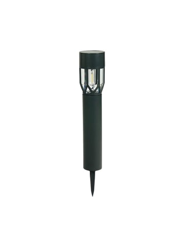 WellHome Ogrodowa lampa solarna LED w kolorze czarnym - wys. 40 x Ø 7,2 cm