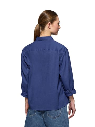Polo Club Hemd - Loose fit - in Dunkelblau