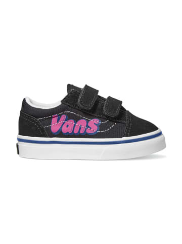 Vans Leren sneakers "Old Skool V" zwart