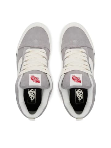 Vans Leder-Sneakers "Knu Skool" in Grau