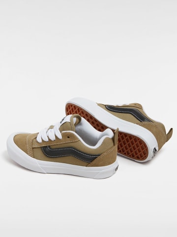 Vans Leder-Sneakers "Knu Skool" in Hellbraun