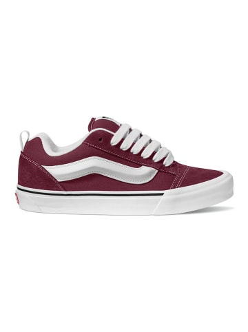 Vans Leder-Sneakers "Knu Skool" in Rot