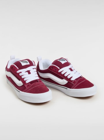 Vans Leren sneakers "Knu Skool" rood