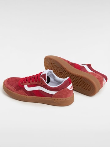 Vans Skórzane sneakersy "Cruze 3.0" w kolorze czerwonym
