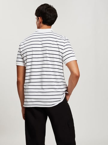 Cross Jeans Koszulka polo w kolorze białym