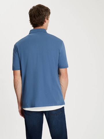 Cross Jeans Koszulka polo w kolorze niebieskim