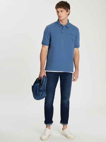 Cross Jeans Koszulka polo w kolorze niebieskim