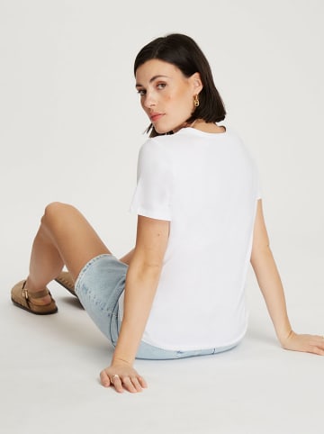 Cross Jeans Koszulka w kolorze białym