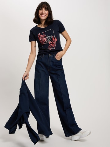 Cross Jeans Shirt donkerblauw