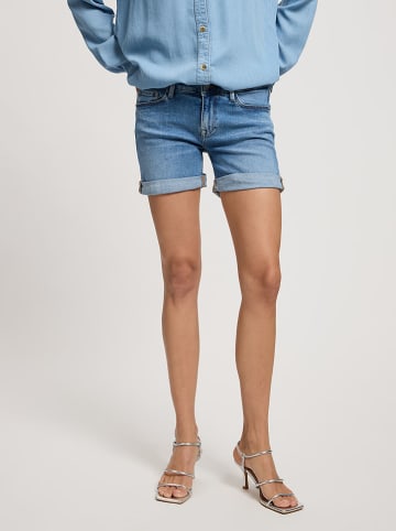 Cross Jeans Szorty dżinsowe w kolorze niebieskim