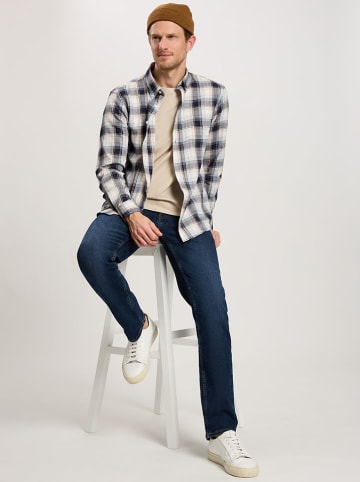 Cross Jeans Spijkerbroek - slim fit - donkerblauw