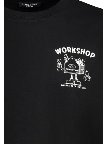 Sublevel Shirt in Schwarz