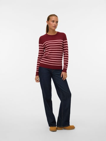 ONLY Pullover in Bordeaux/ Rosa