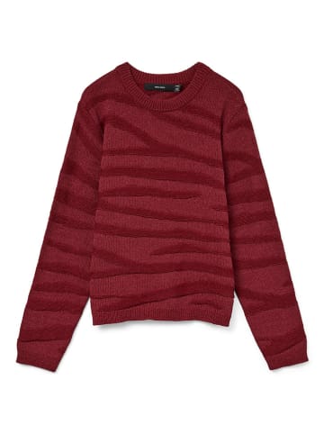 ONLY Sweter w kolorze bordowym