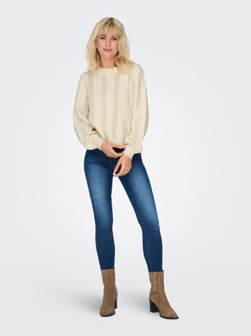 ONLY Sweter w kolorze kremowym