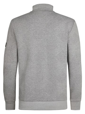 Petrol Sweatjacke in Grau