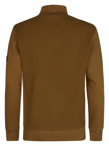 Petrol Sweatshirt cognackleurig