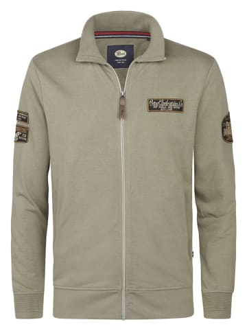 Petrol Industries Sweatjacke in Oliv