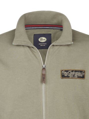 Petrol Industries Sweatjacke in Oliv