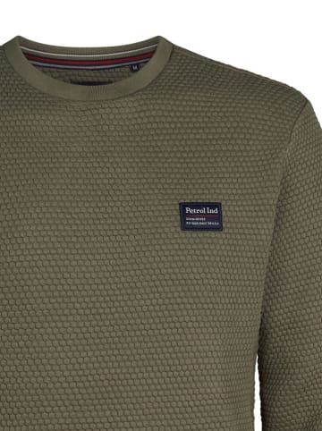 Petrol Industries Bluza w kolorze khaki