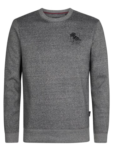 Petrol Sweatshirt in Schwarz