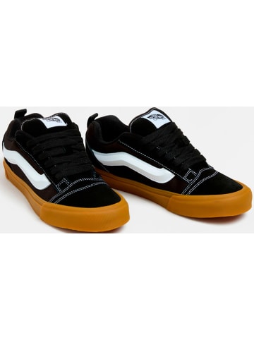 Vans Leder-Sneakers "Knu Skool" in Schwarz