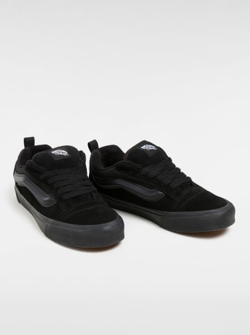 Vans Leder-Sneakers "Knu Skool" in Schwarz