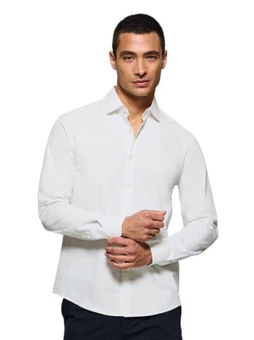 Polo Club Blouse - slim fit - wit