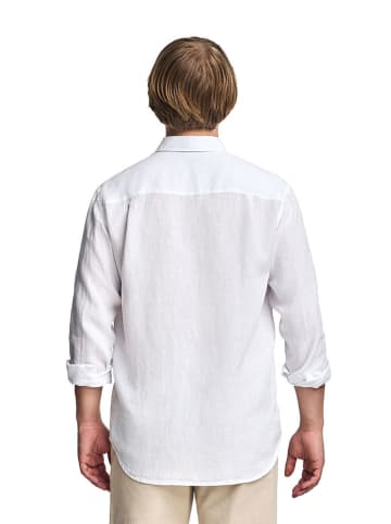 Polo Club Leinen-Hemd - Regular fit - in Weiß