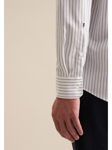 Seidensticker Hemd - Regular fit - in Dunkelblau/ Weiß