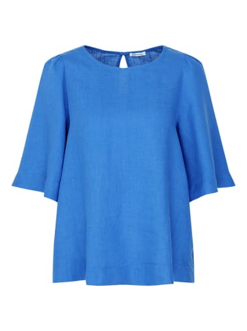 Seidensticker Leinen-Bluse in Blau