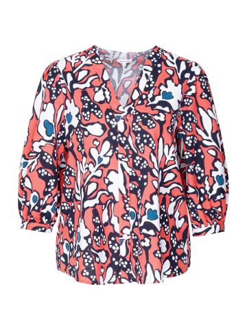 Seidensticker Bluzka w kolorze koralowo-biało-czarnym