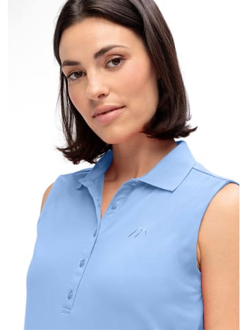Maier Sports Functioneel poloshirt "Ulrike" blauw