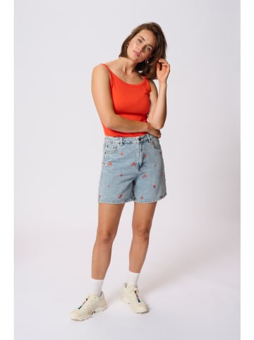 Kaffe Jeans-Shorts in Hellblau
