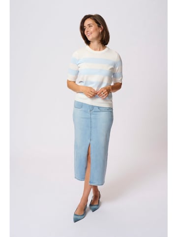 Kaffe Strickshirt in Creme