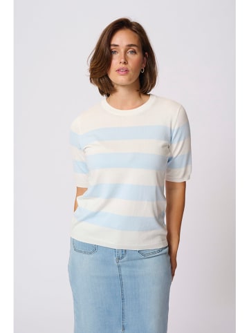 Kaffe Strickshirt in Creme