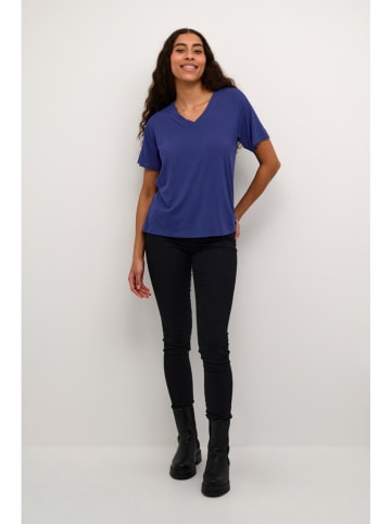 Kaffe Koszulka w kolorze granatowym