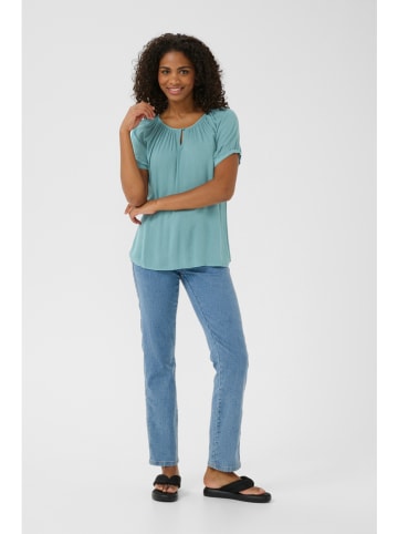 Kaffe Bluse in Türkis