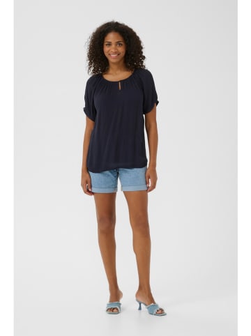 Kaffe Bluse in Dunkelblau