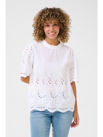 Kaffe Bluse in Weiß