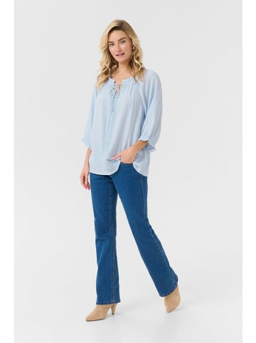 Cream Bluse in Hellblau