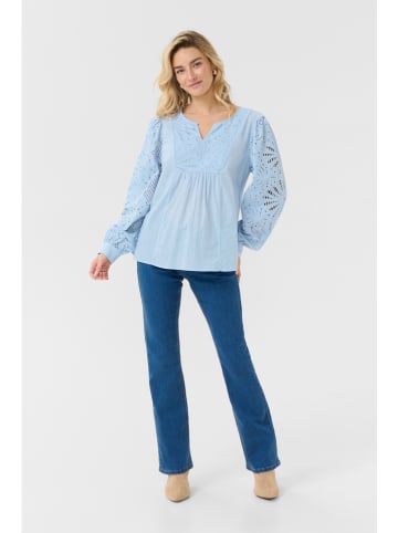 Kaffe Bluse in Hellblau