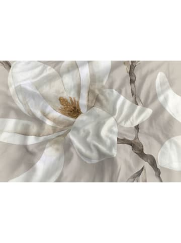 Heckett Lane Satin-Bettwäsche "Vienna" in Hellgrau