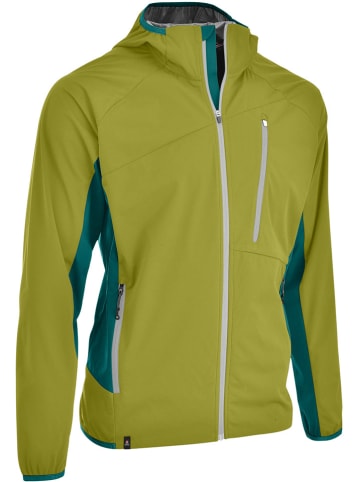 Maul Sport Softshelljacke "Achenkopf 10.0" in Oliv/ Petrol