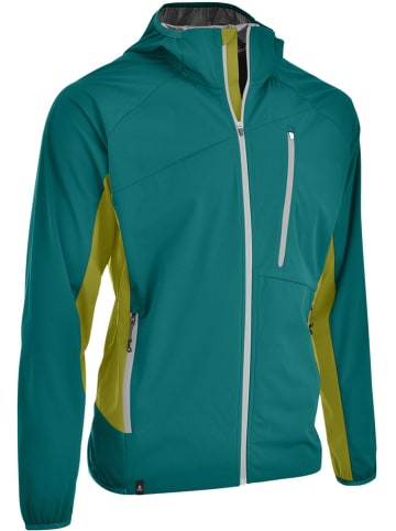 Maul Sport Softshelljacke "Achenkopf 10.0" in Petrol/ Oliv